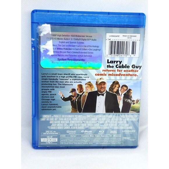 Witless Protection Blu-ray Larry the Cable Guy 2008 Comedy Movie | No Scratches - Picture 3 of 9